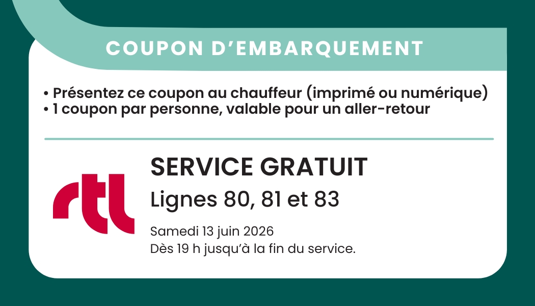 Rendez-vous de la Mairie Coupon d'embarquement Rendez-vous de la Mairie