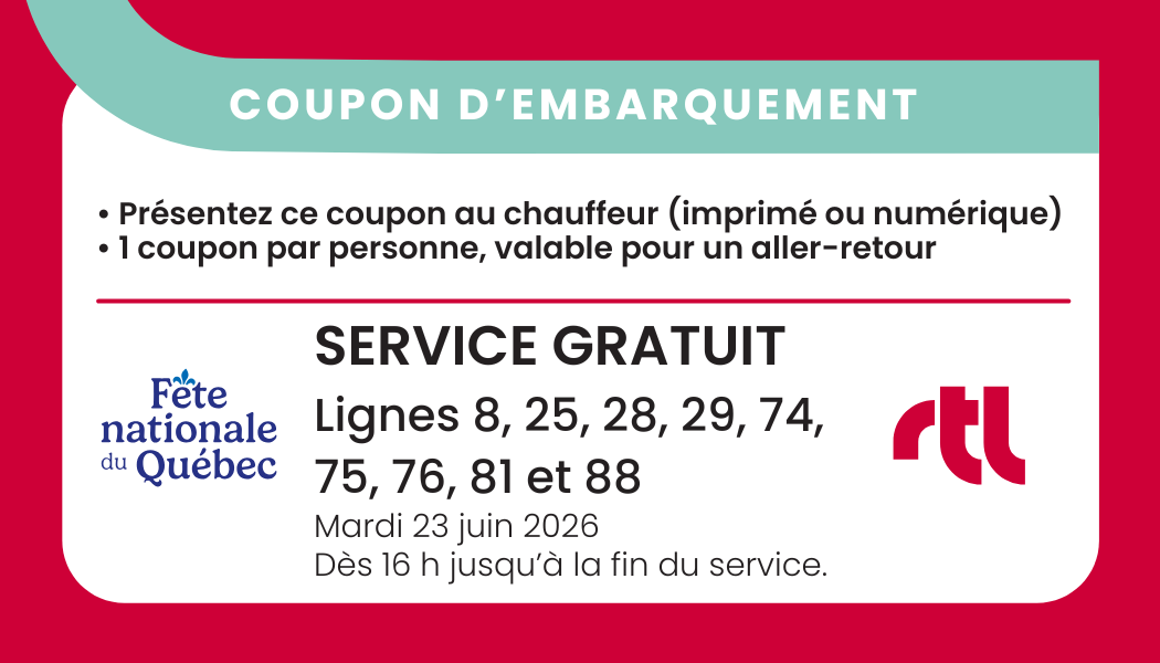 Coupon embarquement Fête nationale - 23 juin Coupon embarquement Fête nationale - 23 juin